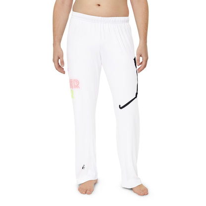 Panlalaking Pajama na Pantalon: Hockey White 