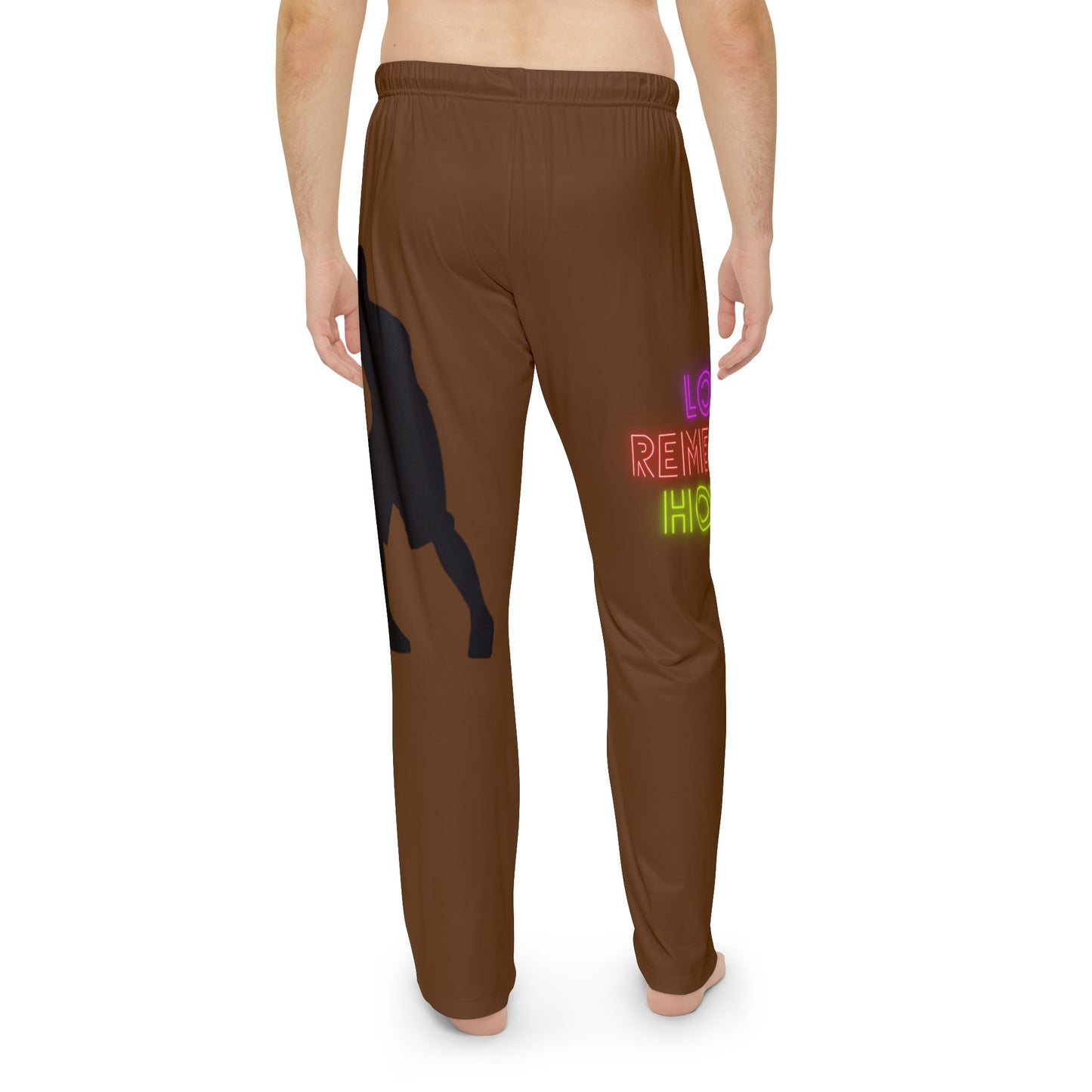 Men's Pajama Pants: Basketball Brown