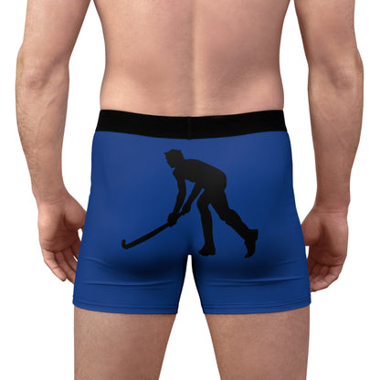 Men's Boxer Briefs: Hockey Dark Blue