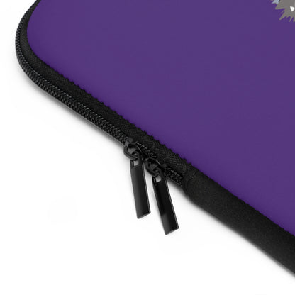 Laptop Sleeve: Wolves Purple