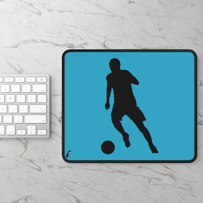 Gaming Mouse Pad: Soccer Turquoise