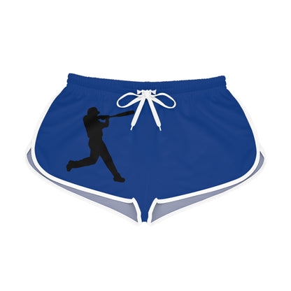 Women's Relaxed Shorts: Baseball Dark Blue