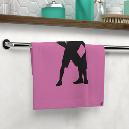 Face Towel: Basketball Lite Pink