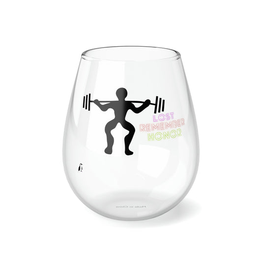 Stemless Wine Glass, 11.75oz Weightlifting