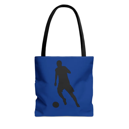 Tote Bag: Soccer Dark Blue