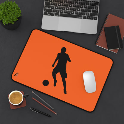 Desk Mat: Soccer Orange