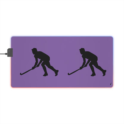 LED Gaming Mouse Pad: Hockey Lite Purple