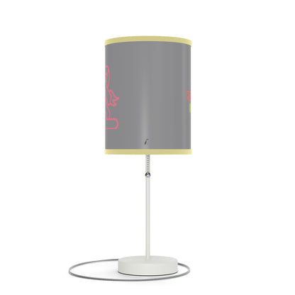 Lamp on a Stand, US|CA plug: Fight Cancer Grey