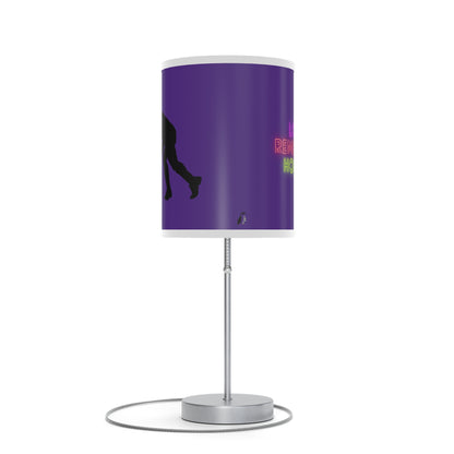 Lamp on a Stand, US|CA plug: Hockey Purple