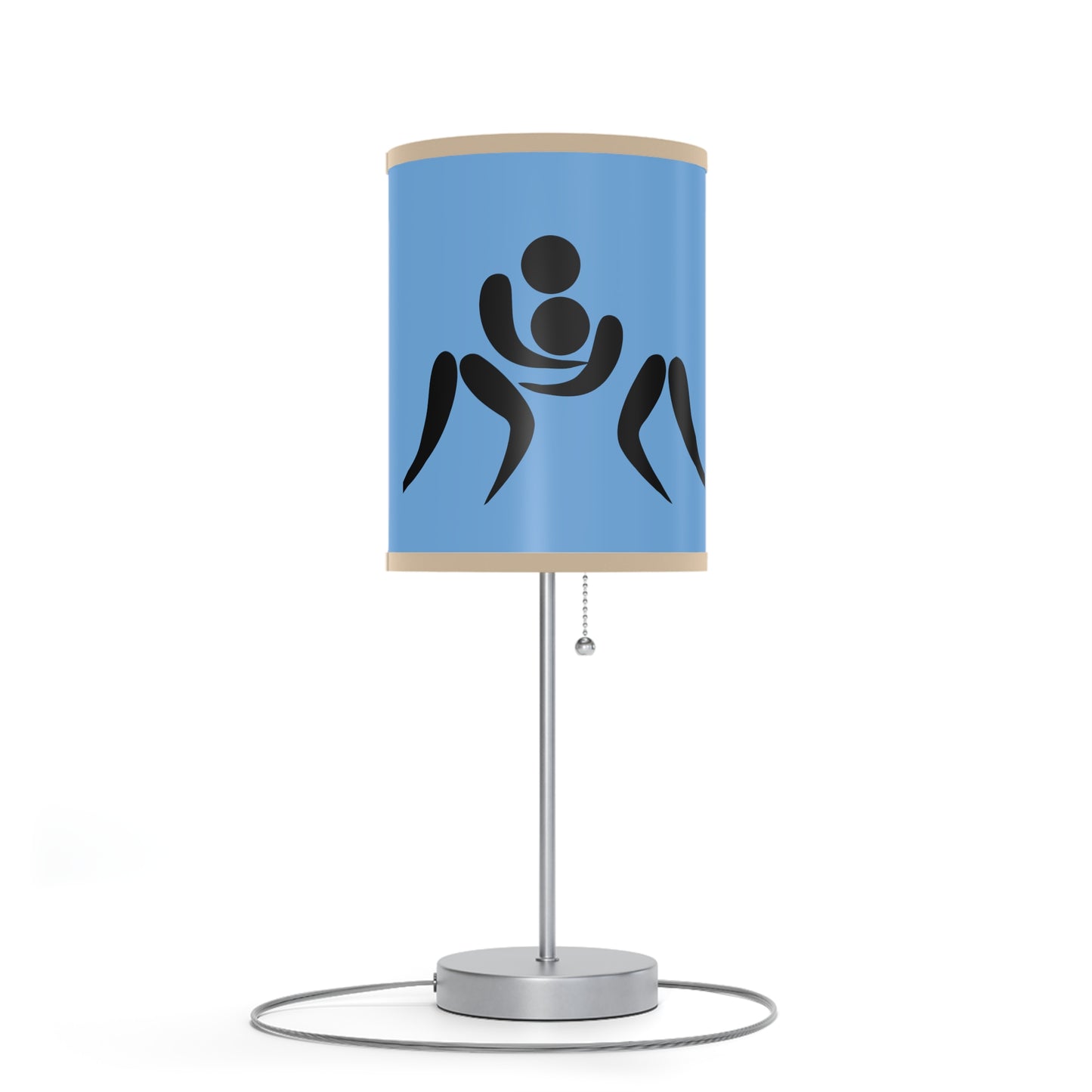 Lamp on a Stand, US|CA plug: Wrestling Lite Blue