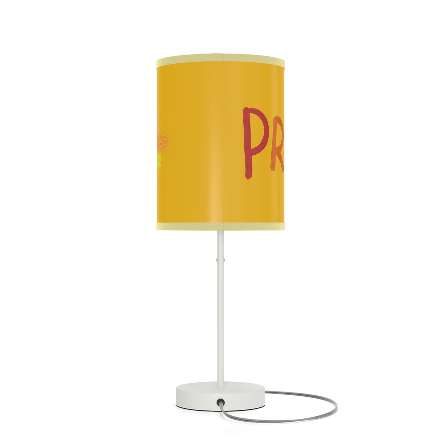 Lamp on a Stand, US|CA plug: LGBTQ Pride Yellow