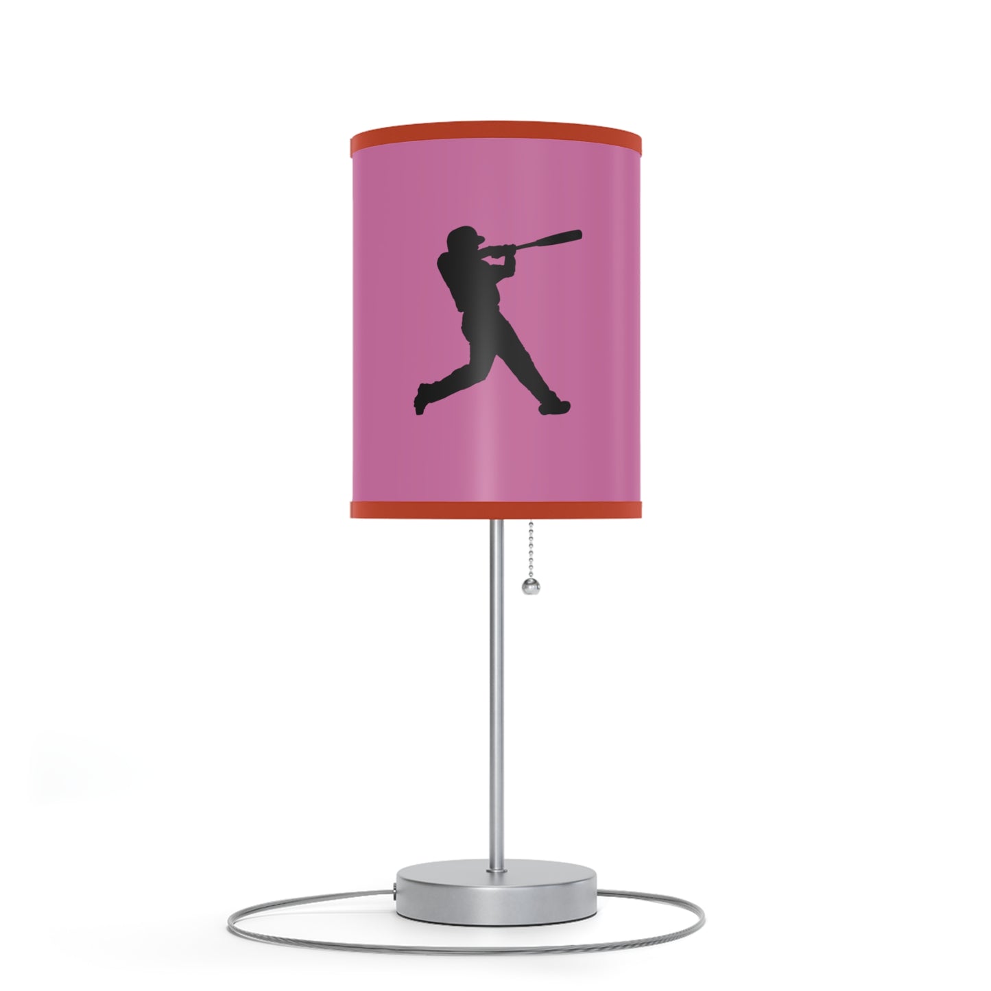 Lamp on a Stand, US|CA plug: Baseball Lite Pink