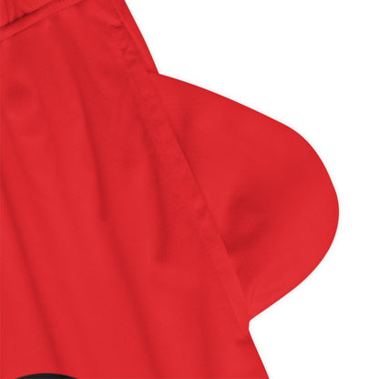 Basketball Rib Shorts: Football Red