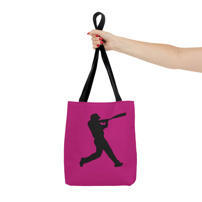 Tote Bag: Baseball Pink