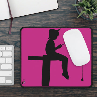 Gaming Mouse Pad: Fishing Pink