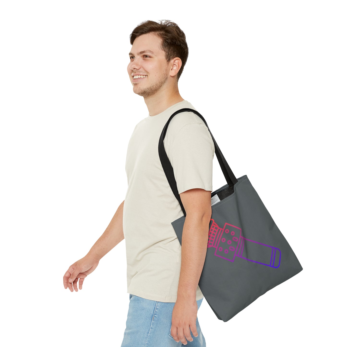 Tote Bag: Music Dark Grey