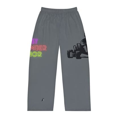 Men's Pajama Pants: Racing Dark Grey