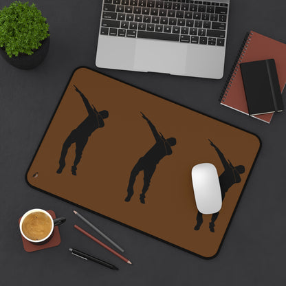 Desk Mat: Dance Brown