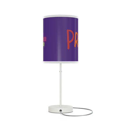 Lamp on a Stand, US|CA plug: LGBTQ Pride Purple