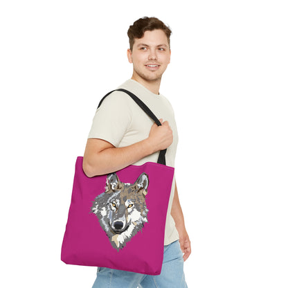 Tote Bag: Wolves Pink