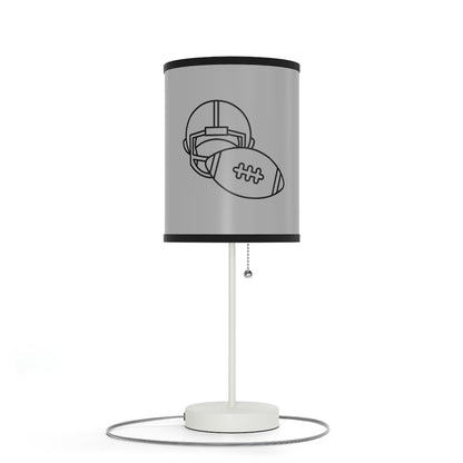 Lamp on a Stand, US|CA plug: Football Lite Grey