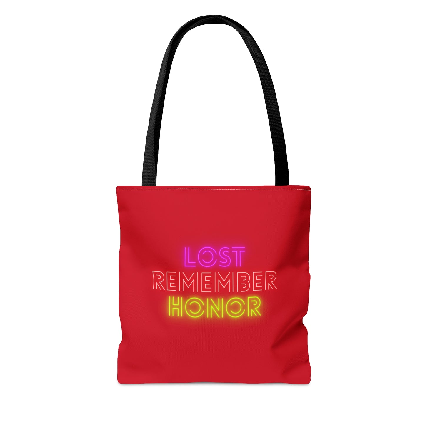 Tote Bag: Crazy Penguin World Logo Dark Red