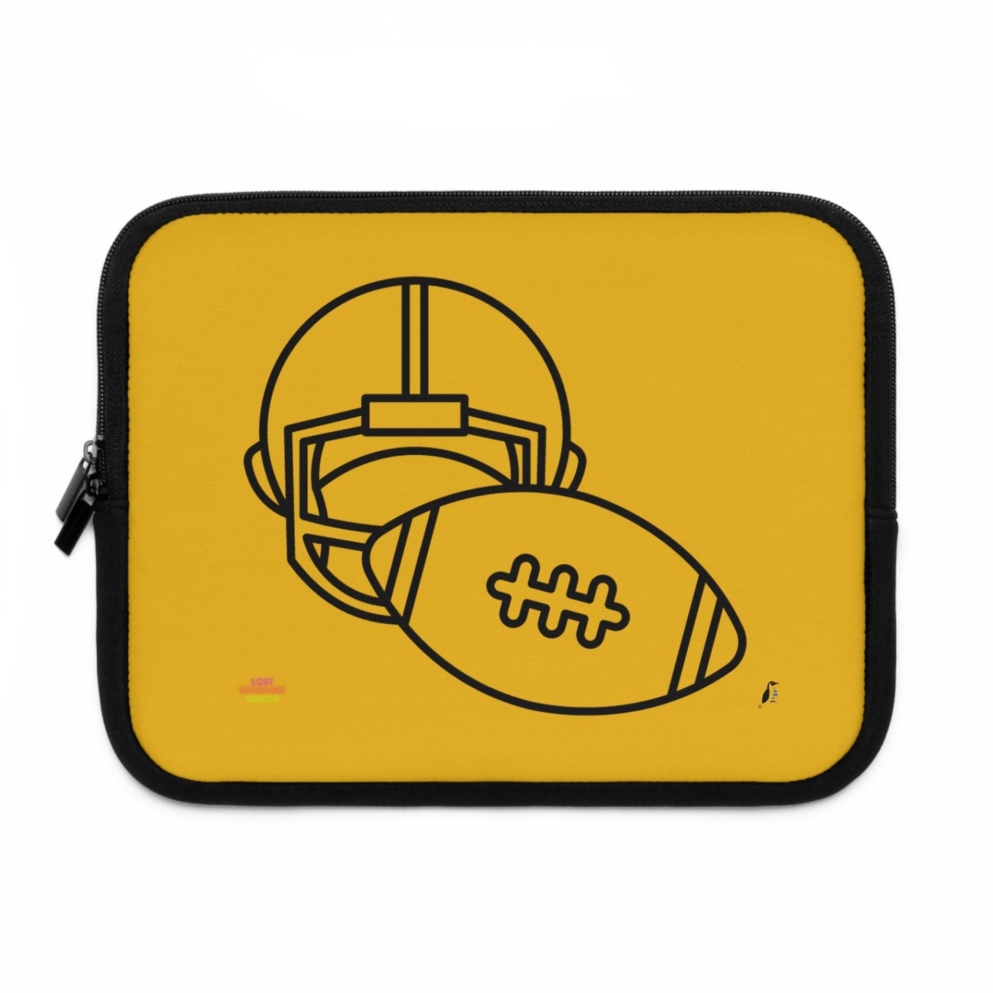 Laptop Sleeve: Football Yellow