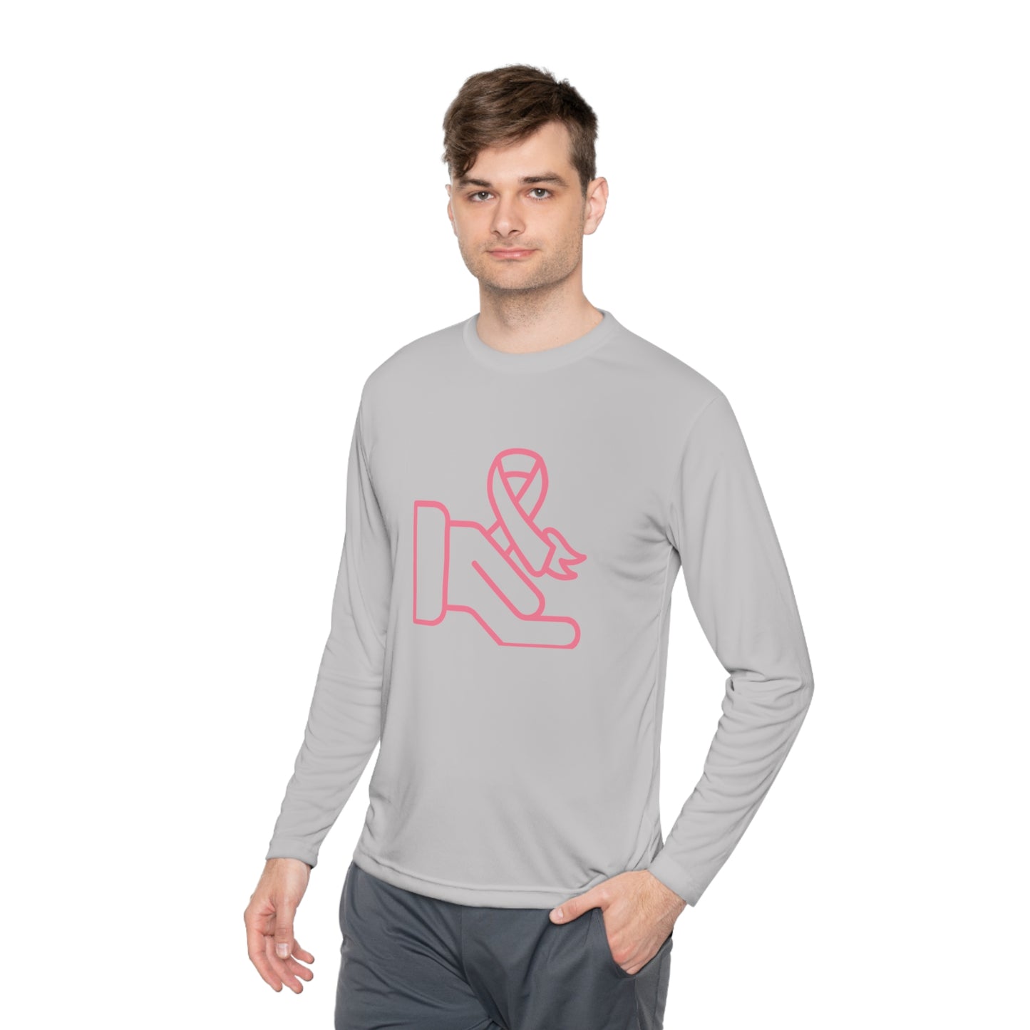 Lightweight Long Sleeve Tee: Fight Cancer #1