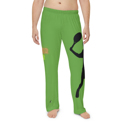 Men's Pajama Pants: Tennis Green