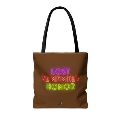 Tote Bag: Hockey Brown