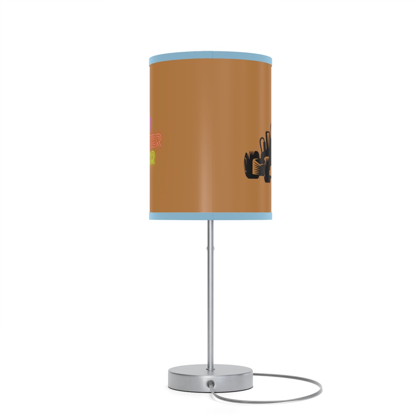 Lamp on a Stand, US|CA plug: Racing Lite Brown 