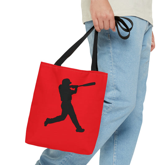 Tote Bag: Baseball Red