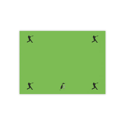 Post-it® Note Pads: Baseball Green