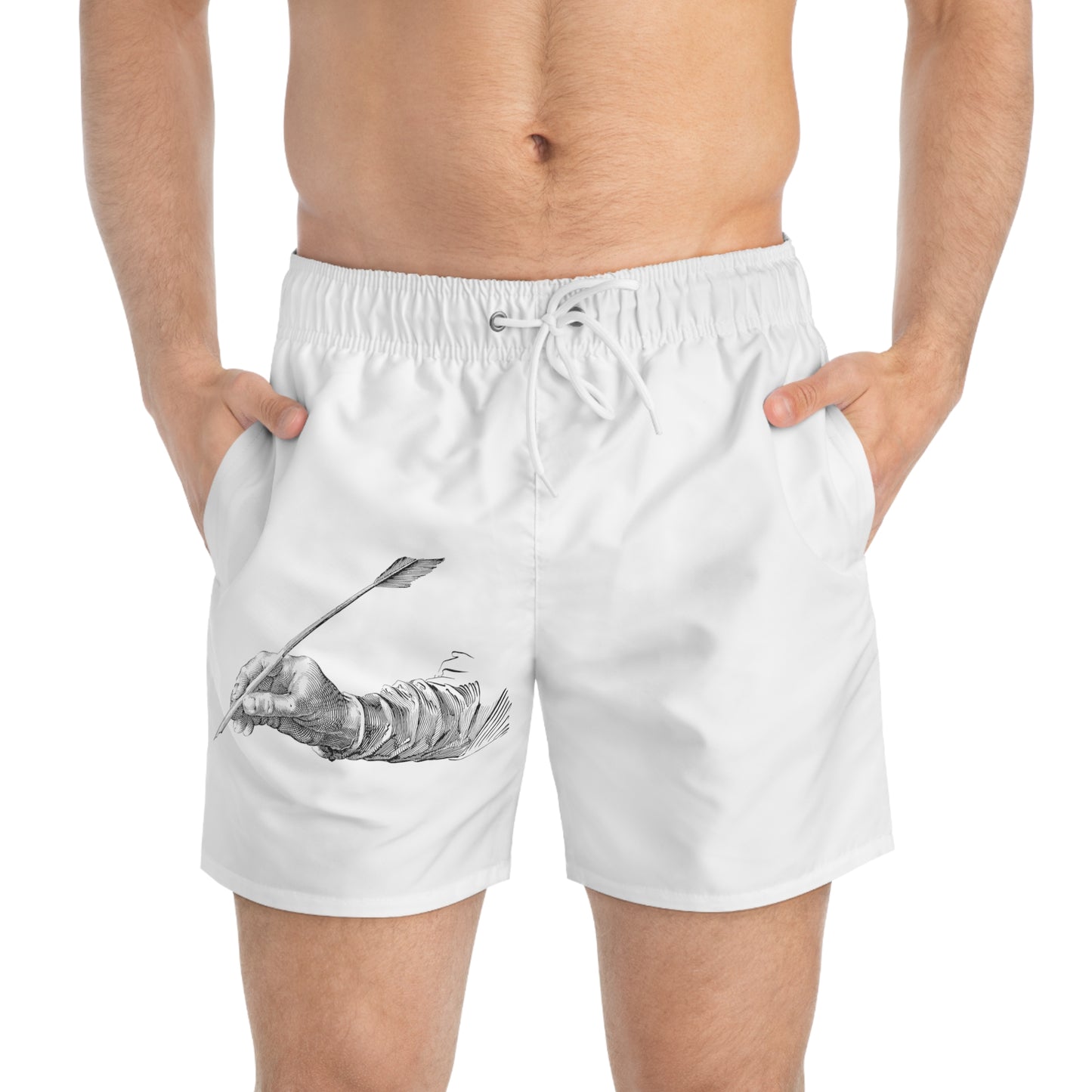 Swim Trunks: Writing White