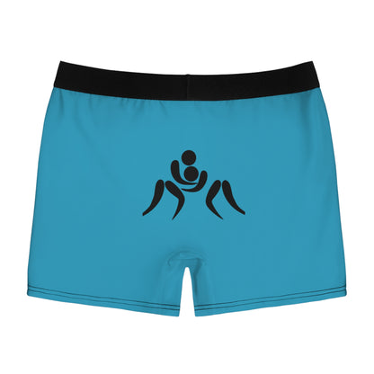 Men's Boxer Briefs: Wrestling Turquoise