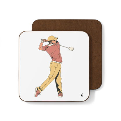 Hardboard Back Coaster: Golf White