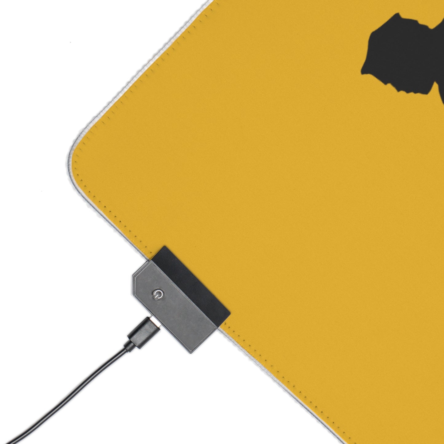 LED Gaming Mouse Pad: Hockey Yellow