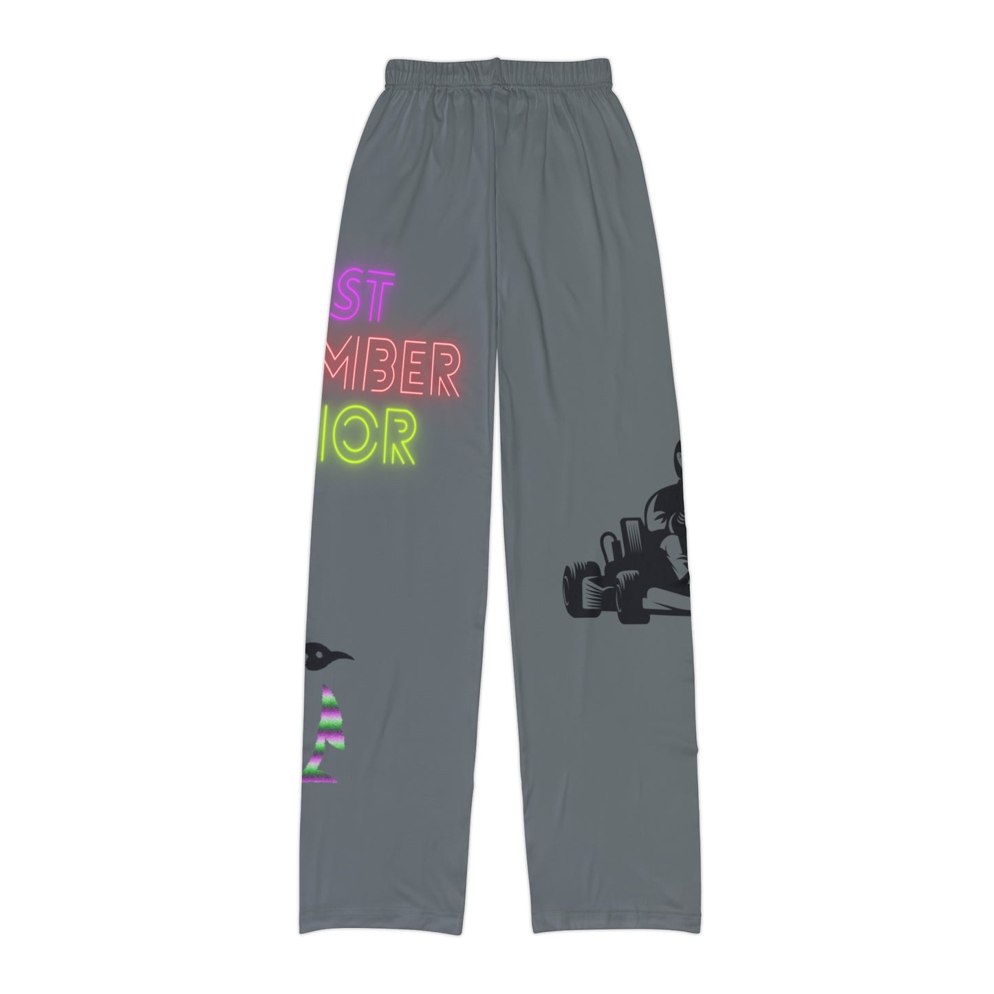 Kids Pajama Pants: Racing Dark Grey