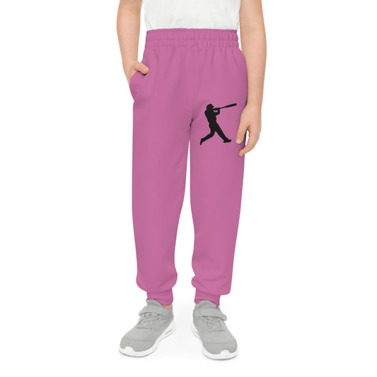 Youth Joggers: Baseball Lite Pink