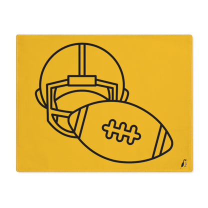 Placemat, 1pc: Football Yellow