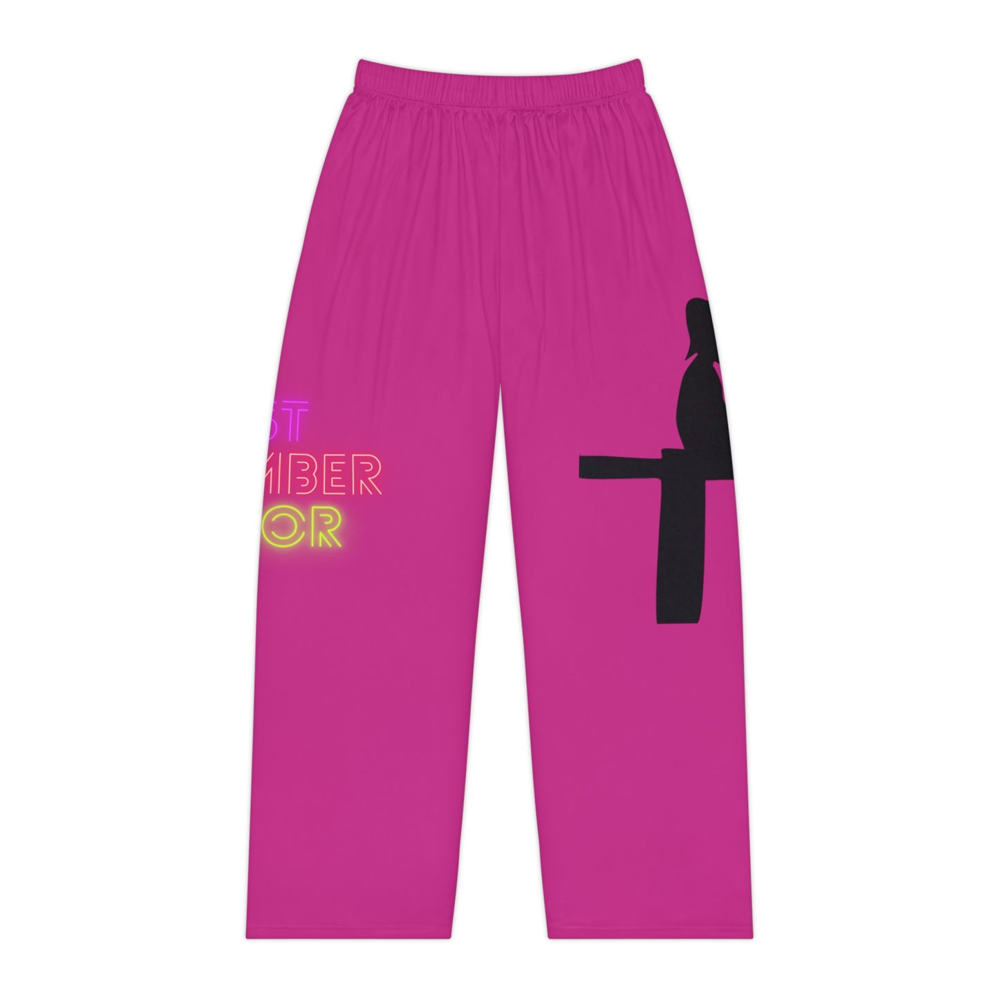 Women's Pajama Pants: Fishing Pink