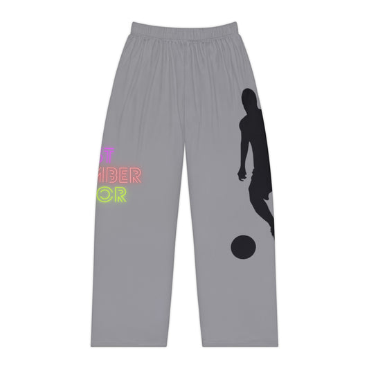 Women's Pajama Pants: Soccer Grey