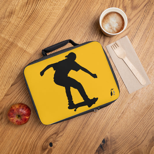 Lunch Bag: Skateboarding Yellow