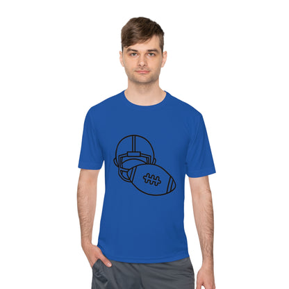 Moisture Wicking Tee: Football #3