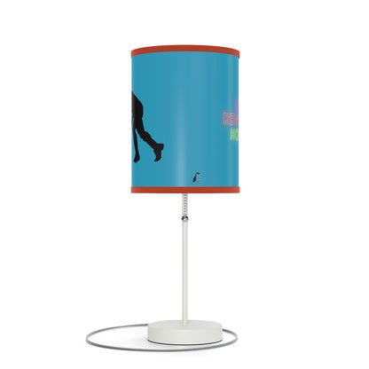 Lamp on a Stand, US|CA plug: Hockey Turquoise 