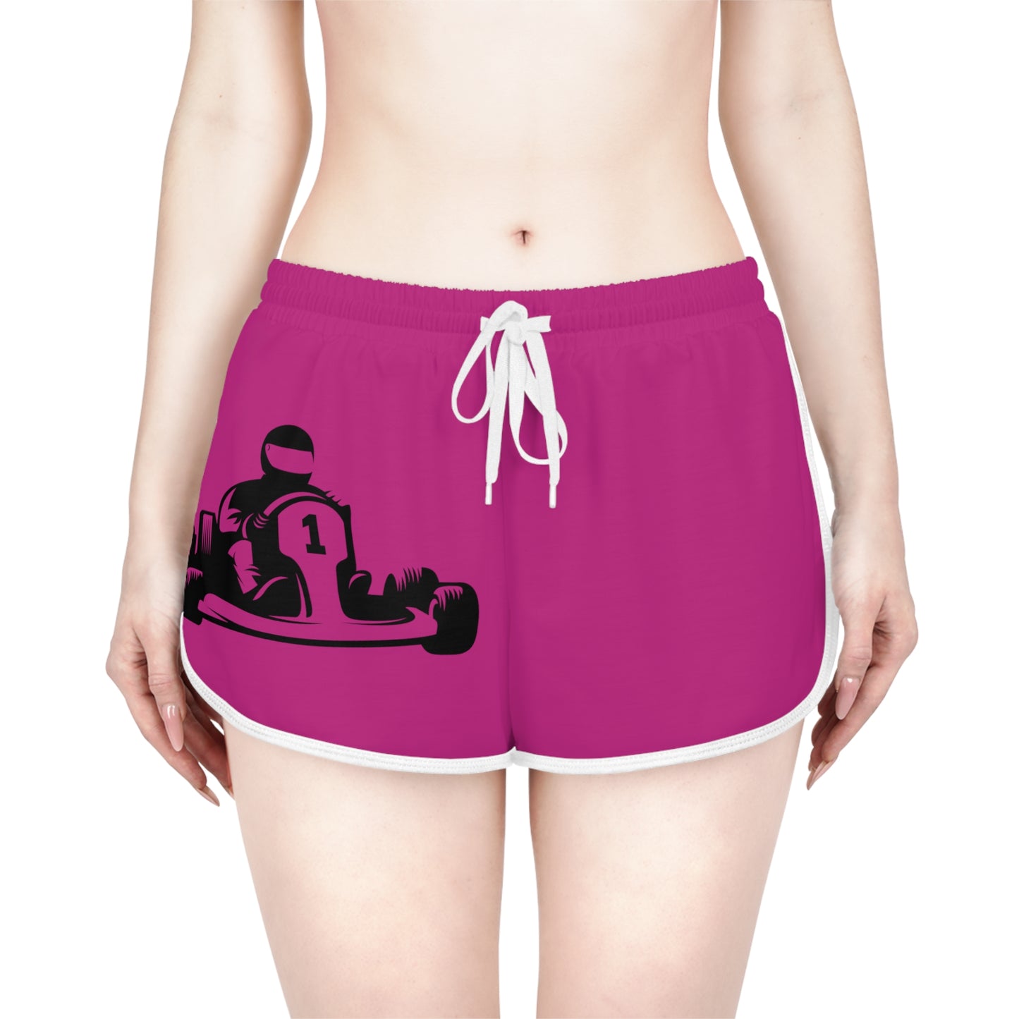 Women's Relaxed Shorts: Racing Pink