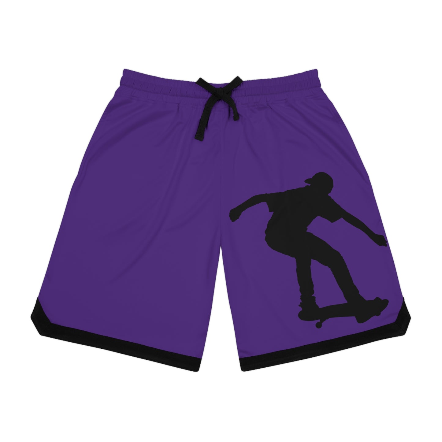 Basketball Rib Shorts: Skateboarding Purple