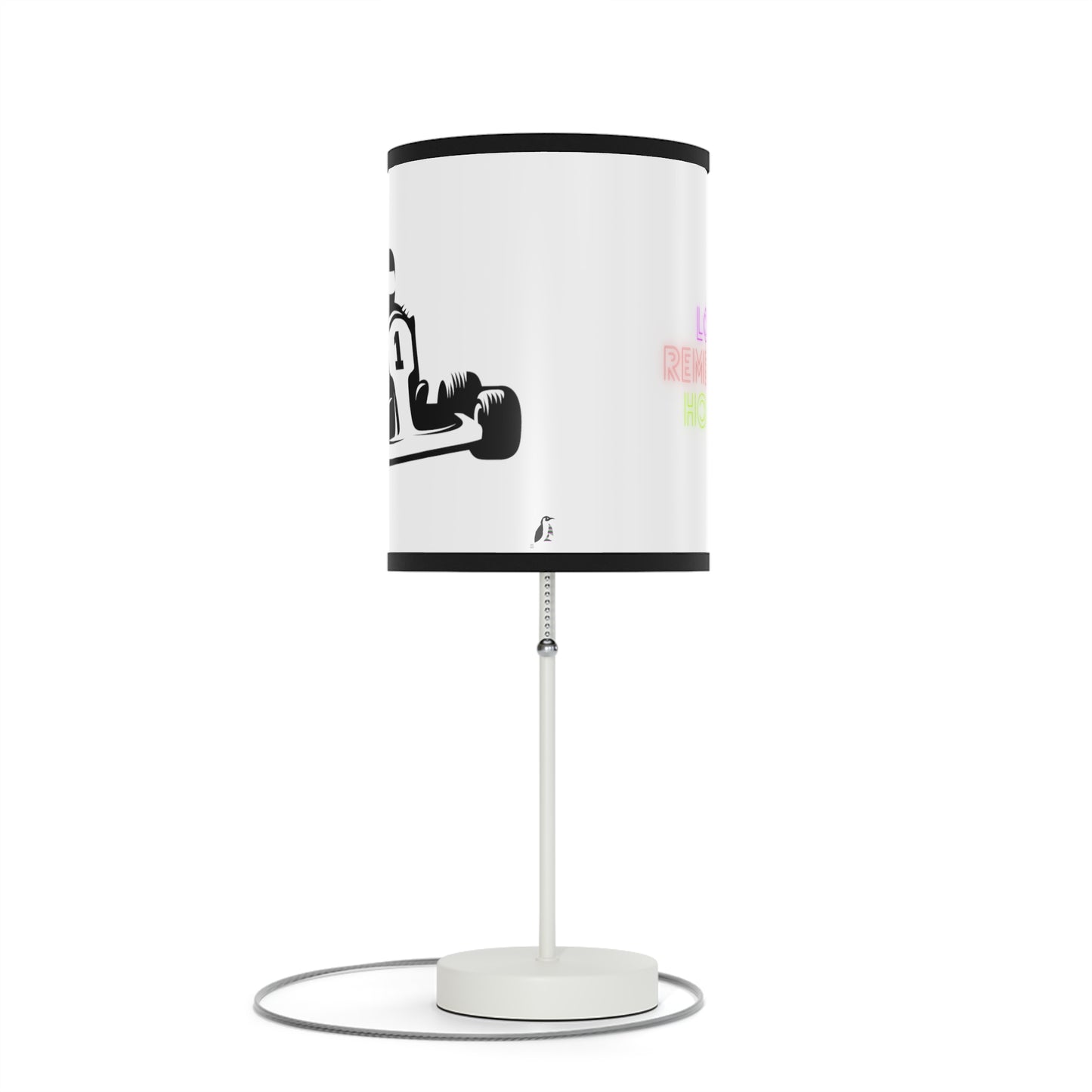 Lamp on a Stand, US|CA plug: Racing White