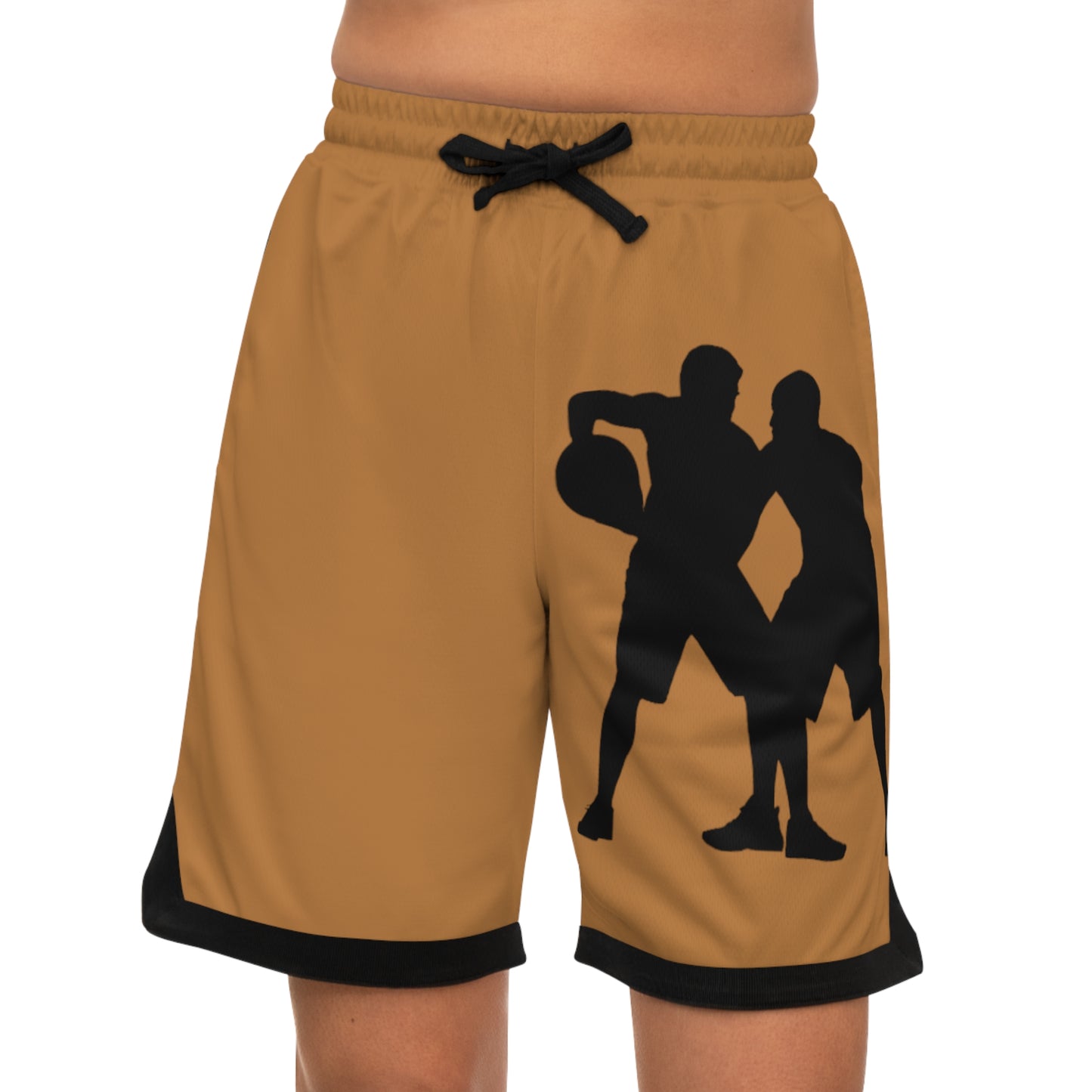 Basketball Rib Shorts: Basketball Lite Brown