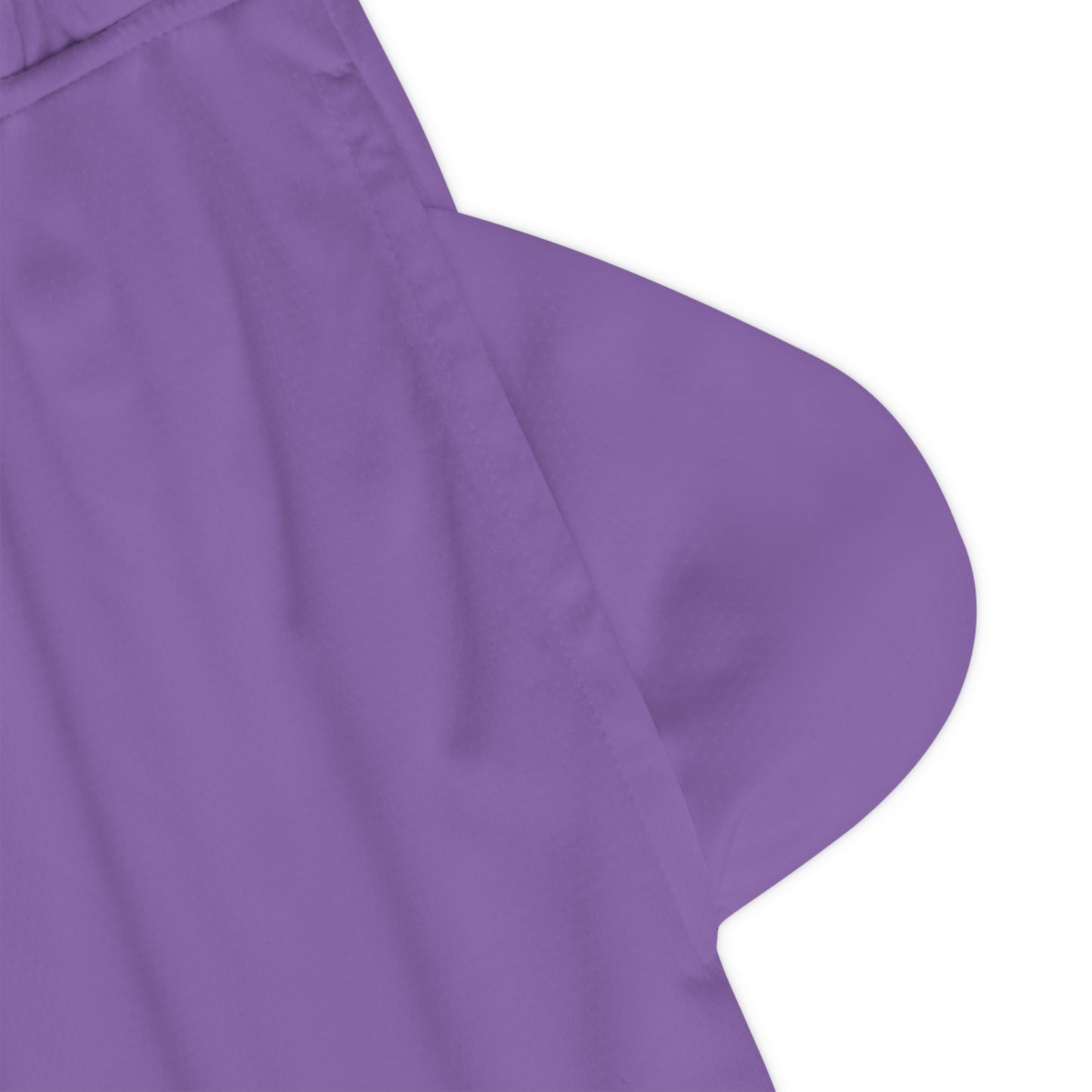 Basketball Rib Shorts: LGBTQ Pride Lite Purple